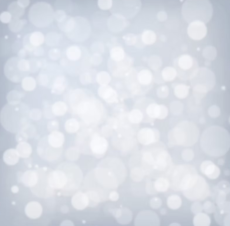 Blue Bokeh Flakes